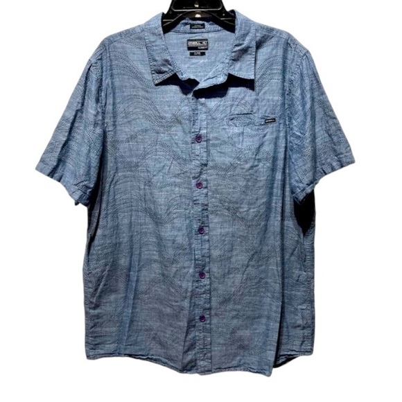 Mend O’neill Classic Fit Button Front Short Sleeve Shirt - Picture 1 of 3